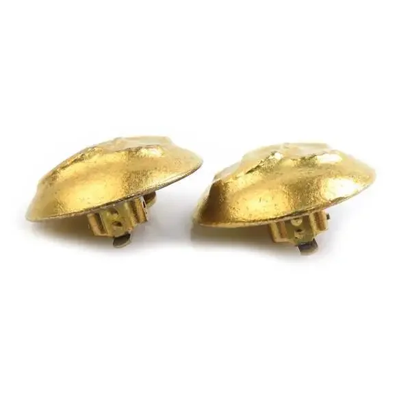 Chanel Cc Logo Clip-On Earrings Gold- #250193C51B - Picture 4 of 8